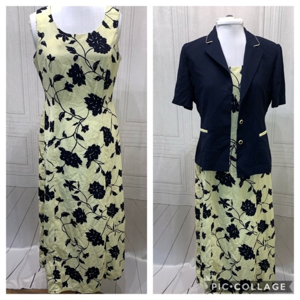 Studio 1 Tank Top Dress With Jacket